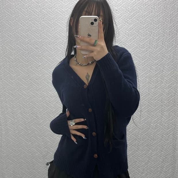 폴로 랄프로렌 모던캐주얼 브이넥 울니트 가디건 L C07809