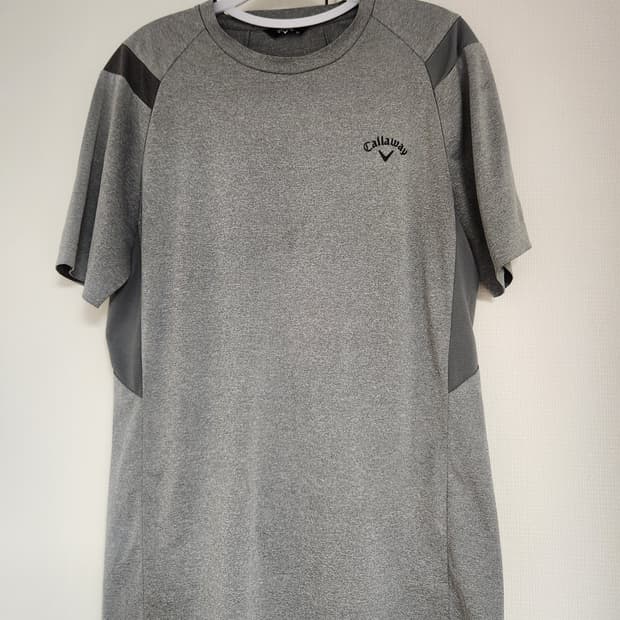 캘러웨이 그레이 반팔 기능성 티셔츠