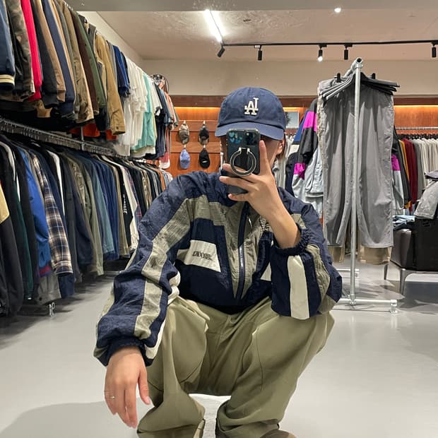 90s brooks 올드스쿨 바람막이 자켓
