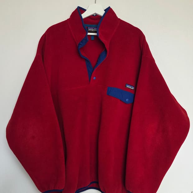 파타고니아 신칠라 스냅티 레드 XL