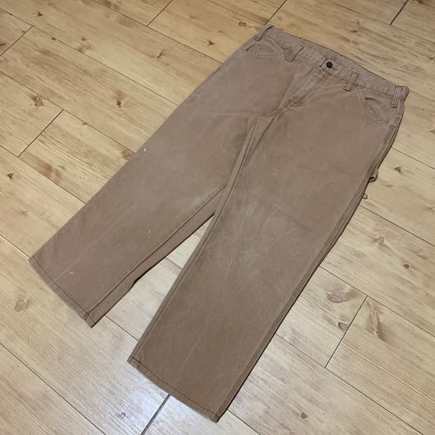 dickies carpenter pants brown