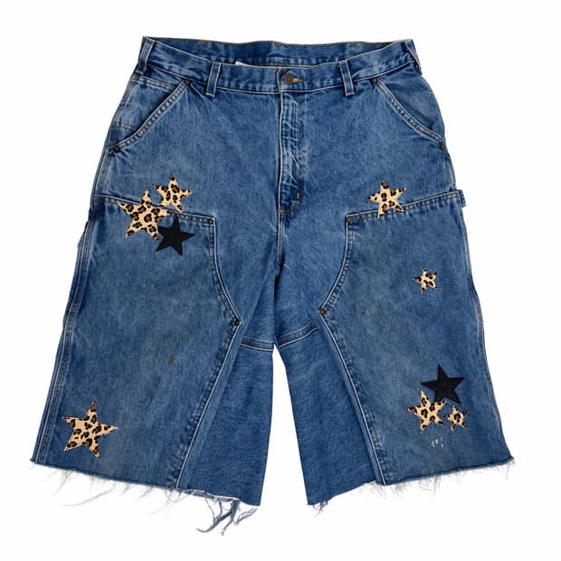 빈티지 칼하트 더블니 리워크 버뮤다 쇼츠