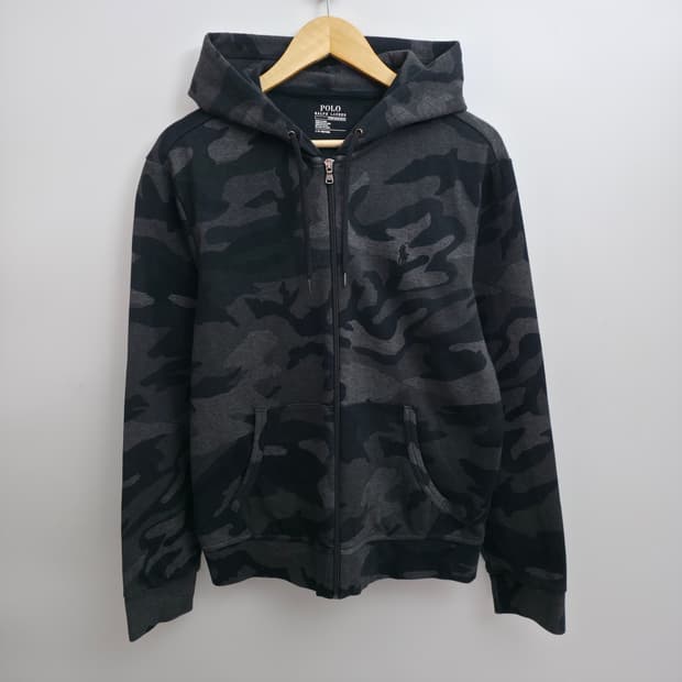 [L] 폴로 랄프로렌 카모 후드집업
