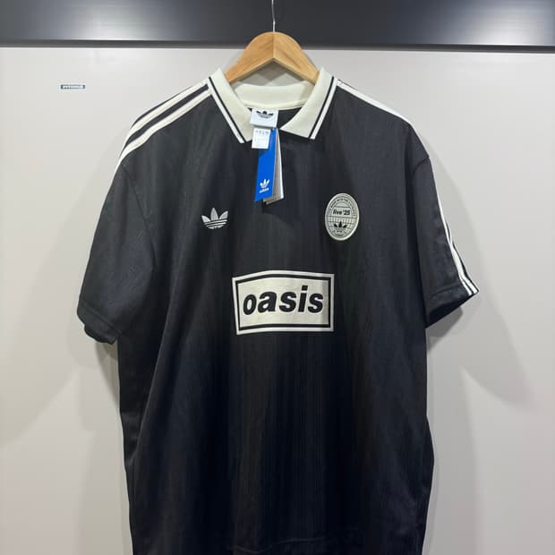 오아시스 투어 아디다스 자카드 저지 런던 마킹 L