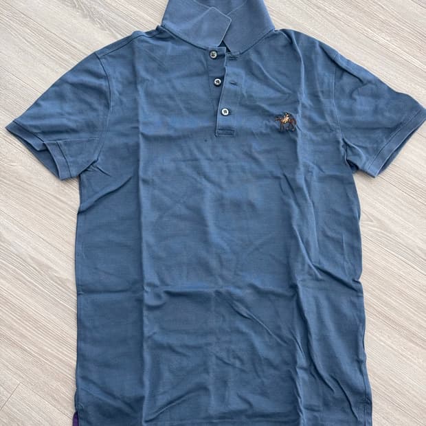 랄프로렌 퍼플라벨 남성 반팔 카라티 S