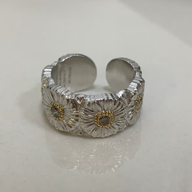 [58호] 부첼라티 다이아 블라썸 데이지 링 은반지