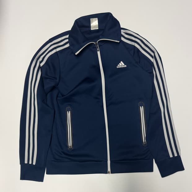 아디다스 올드스쿨 기능성 삼선 트랙탑 져지 L 다크네이비