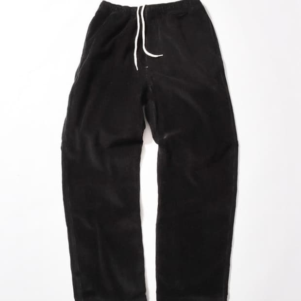 [L] 스투시 와이드 웨일 비치 코듀로이 팬츠 블랙