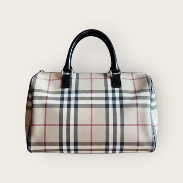 버버리 노바체크 미니 토트백