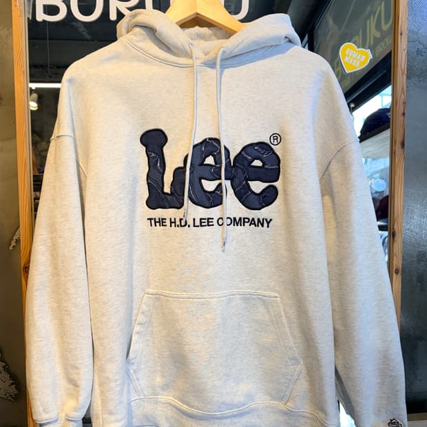 Lee 빅로고 빈티지 후드티