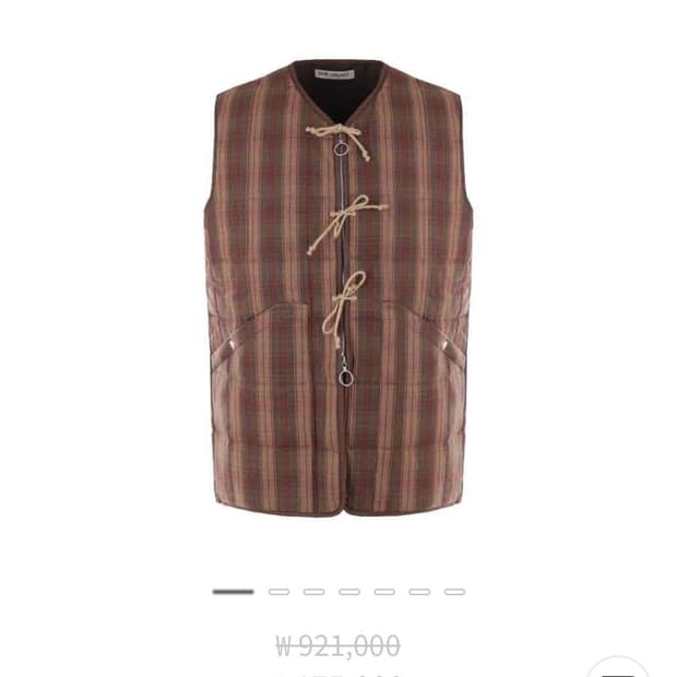 아워레가시 조끼 패딩