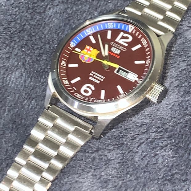 세이코 바르셀로나 한정판 오토메틱 시계(A급상태)