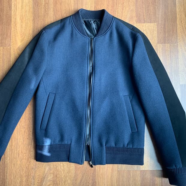 시스템 옴므 집업 블루종 100사이즈