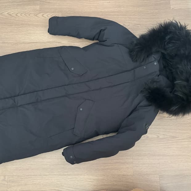 상태최상 코오롱 안타티카 구스 롱패딩 롱기장 여 95