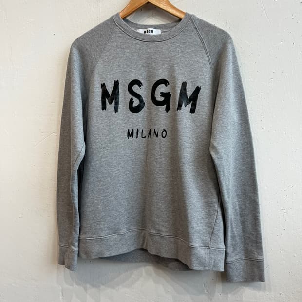 MSGM 밀라노 맨투맨 스웻셔츠 Made in ITALY