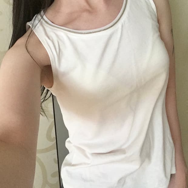 United Arrows glitter line sleeveless