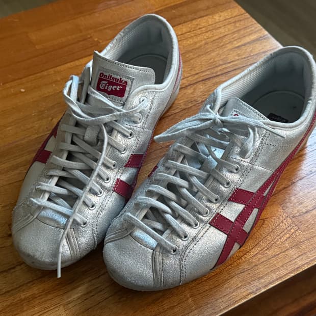 오니츠카 타이거 올림푸스 270mm 실버 와인 