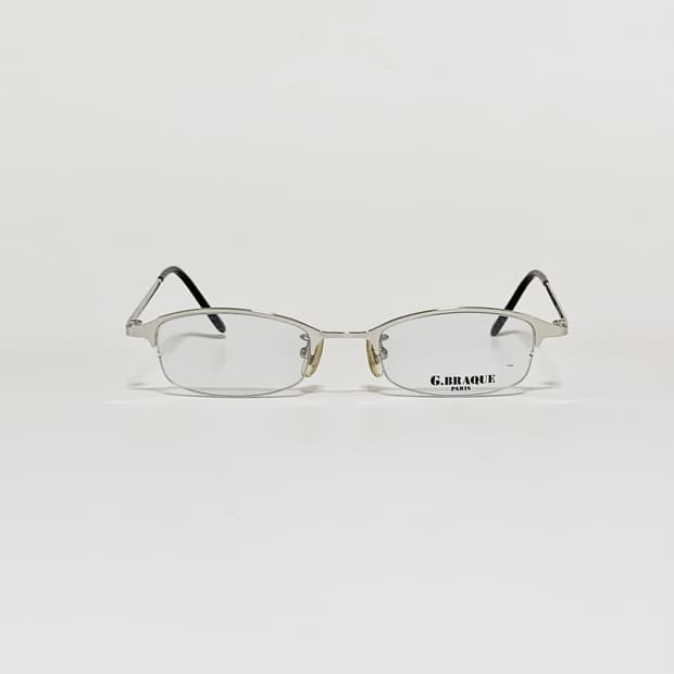 914 데드스탁 하금테 안경 슬림 직사각 메탈 빈티지 Y2K 미니멀 안경