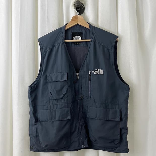 노스페이스 네이비 나일론 베스트