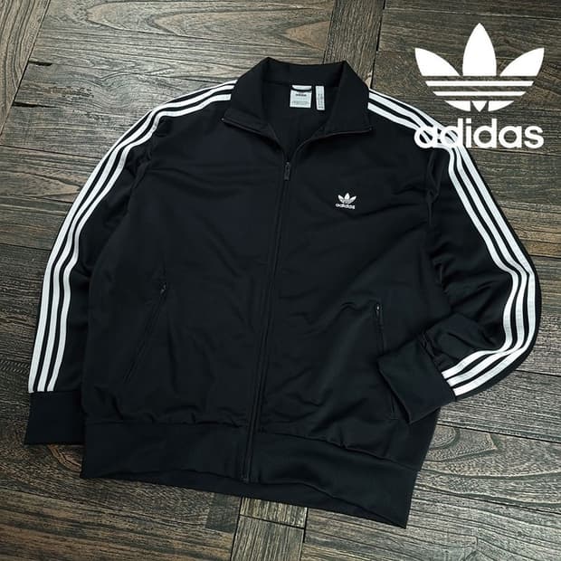 [아디다스] 파이어버드 져지 트랙탑 집업 자켓 블랙 M19829
