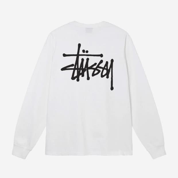 [L] 스투시 베이직 롱 슬리브 티셔츠 새상품