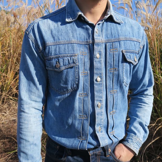 Organic Denim 데님 청셔츠 (Msize)