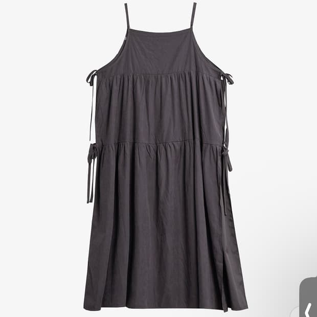 당당걸 모염 made 페트로 레이어드 기모 트임 캉캉 나시 롱 원피스