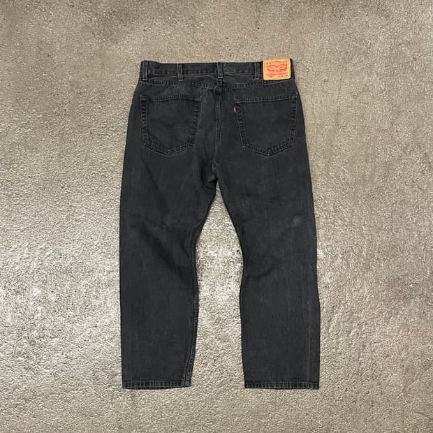 리바이스505 블랙진 (36“)