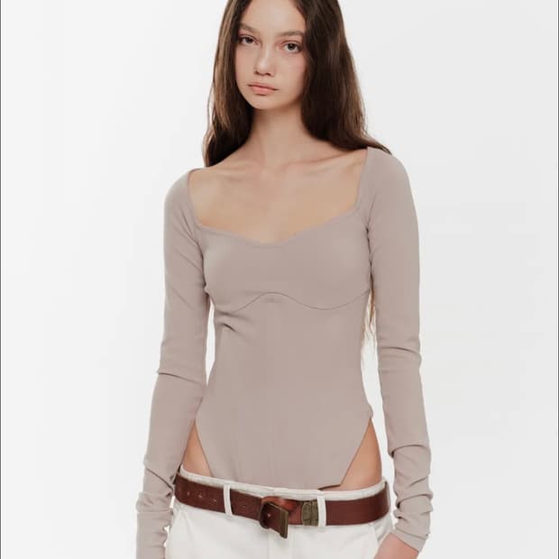 EL CORSET TOP (MOCHA)