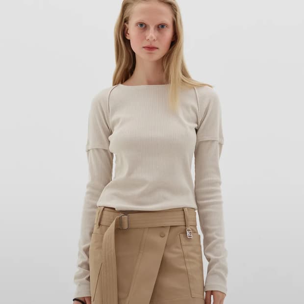 로우클래식 볼레로 롱 슬리브 탑 새상품