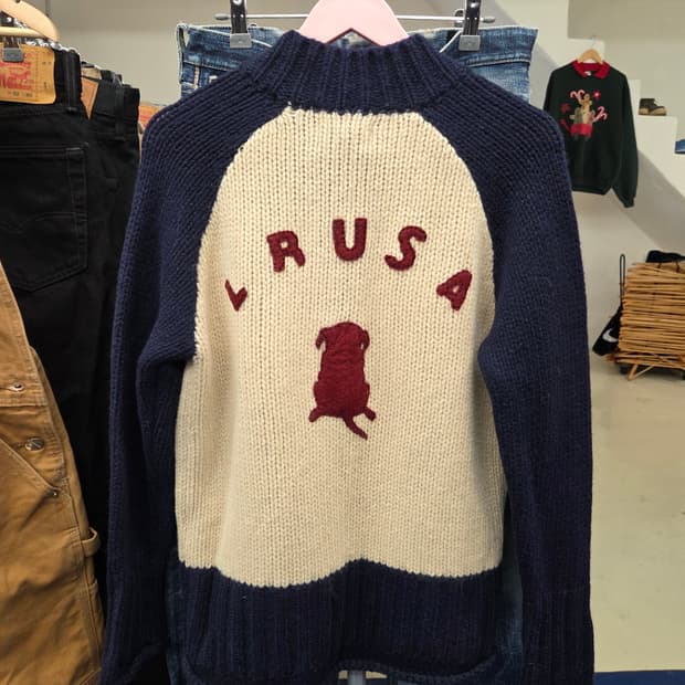 LRUSA 리트리버 코위찬 스웨터 자켓