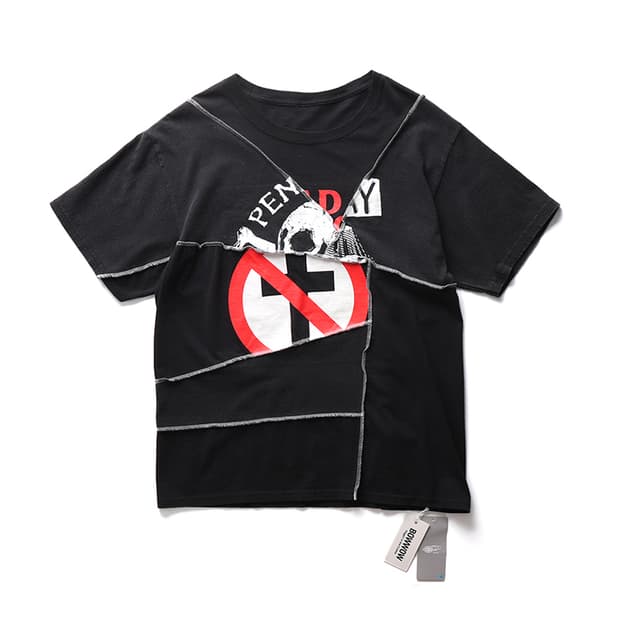 BOWWOW x BEAMS BOY Patchwork Tee