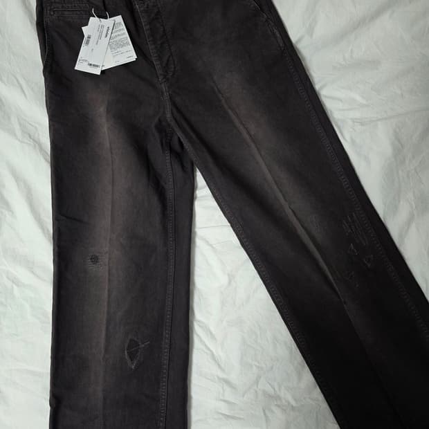 [2] 비즈빔 24AW 와이드 치노 크래쉬 블랙 새상품