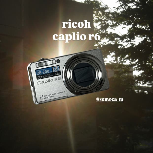 ricoh r6 블랙