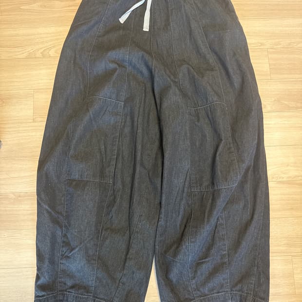 니들스 H.D 팬츠 6온즈 데님 블랙 xs