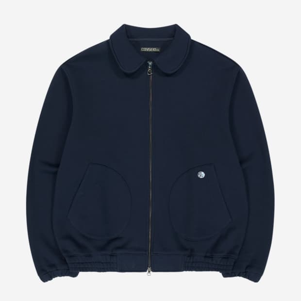 COYSEIO 038 Round Track Zip-Up Navy