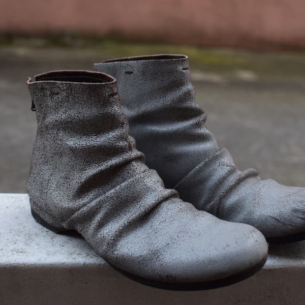 비리디안느 주름가공 부츠