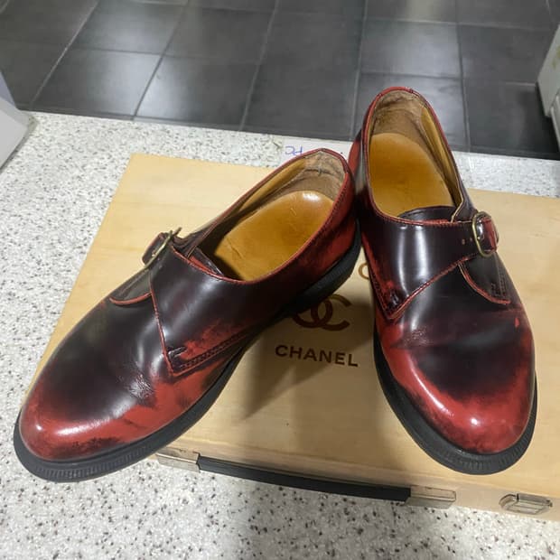 닥터마틴 몽크 스트랩 버건디 230mm