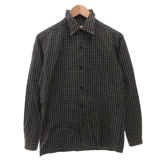 agnes b homme check shirt
