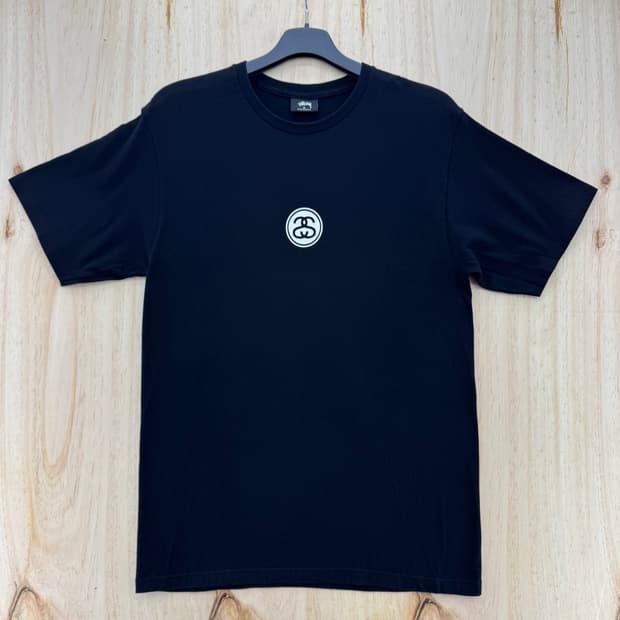 스투시 STUSSY HD LINK 센터로고 반팔 티셔츠