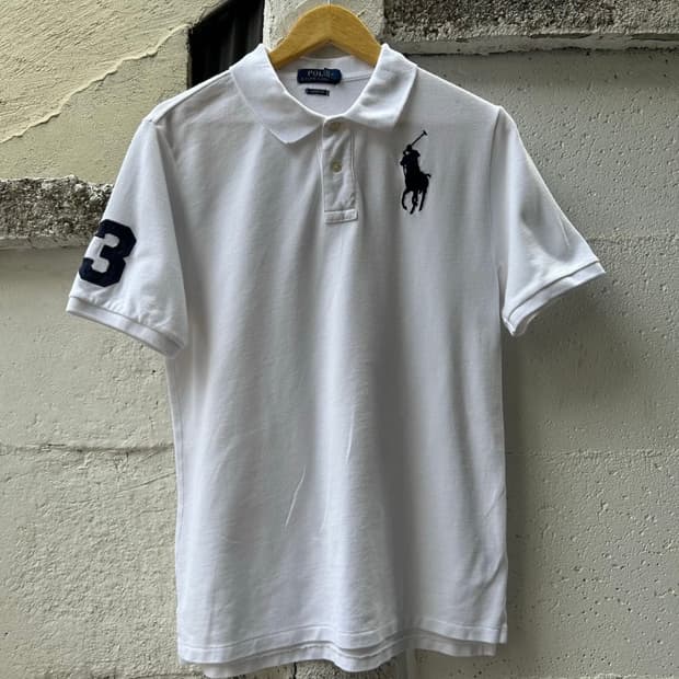 폴로랄프로렌 빅포니 카라티 화이트