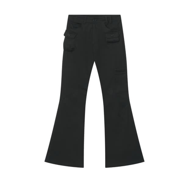 Hanahi Passport pot pocket pants BLACK 1
