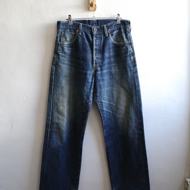 90s 리바이스 702 빅 E 셀비지 데님팬츠