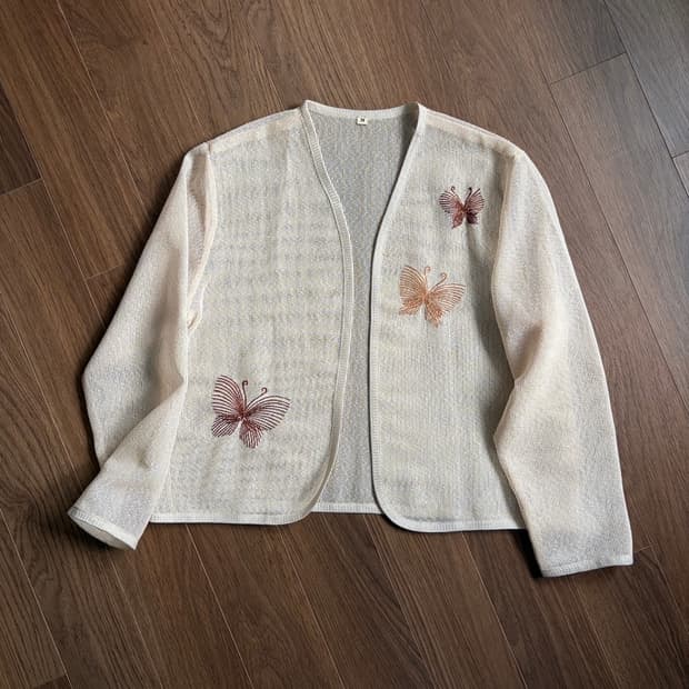 butterfly stitch cardigan