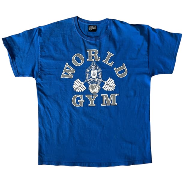빈티지 00s World Gym 티셔츠