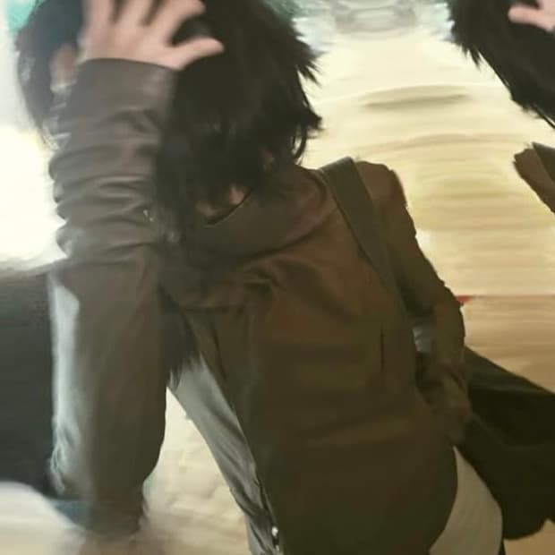 릭오웬스 램스킨 하이넥 가죽자켓