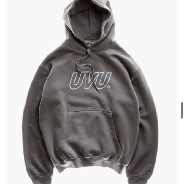 Uvu 후드 그레이 12월 드롭제품