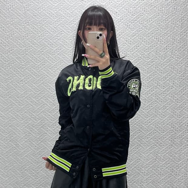 스타터 GOONS 빈티지 스트릿 펑크 키치 바시티 자켓 M C13512