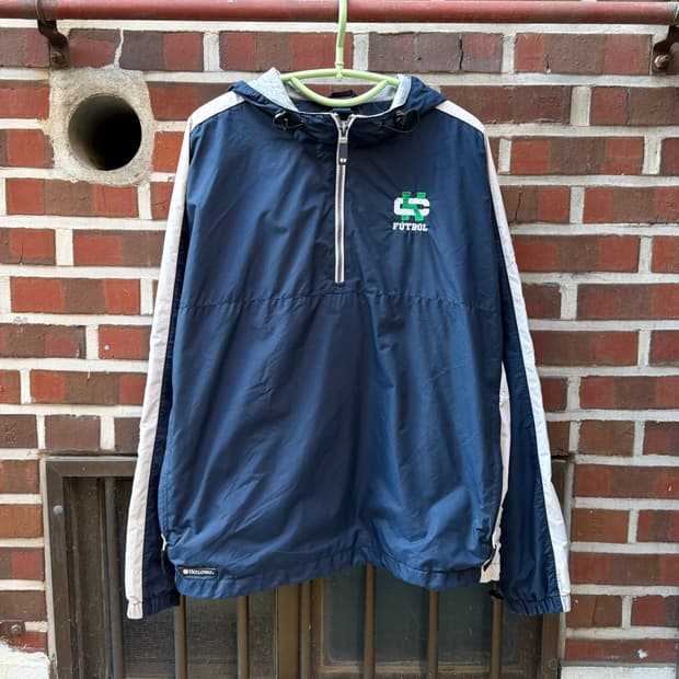 00’s 할로웨이 풋볼 아노락 웜업 하프집업