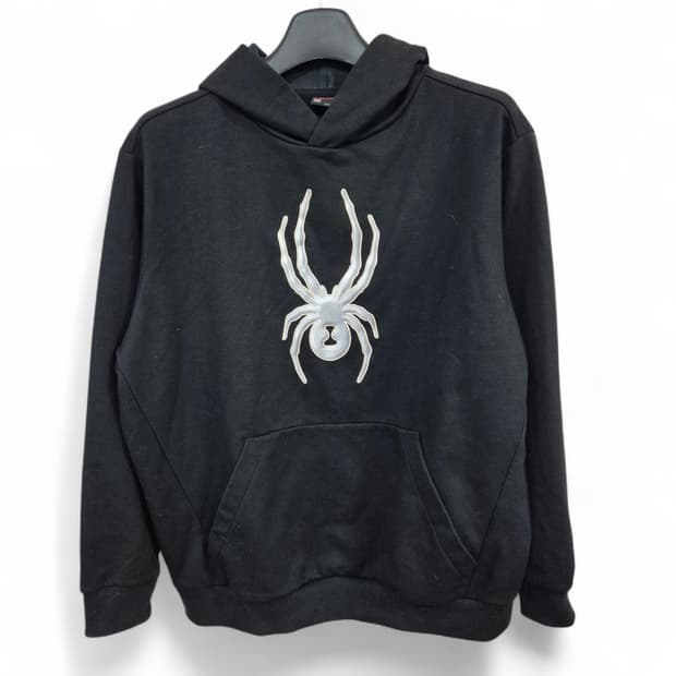 스파이더 블랙 후드티
